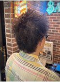 ショートウルフツイストピンパーマ