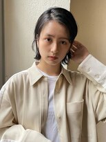 エイチ(811)&nbsp;ハーフアップシースルーマッシュハイライト40代50代姫カット