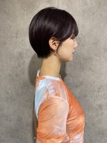 エアー 青山(AIR) 丸みショートシースルーバングくびれショートボブミニボブ