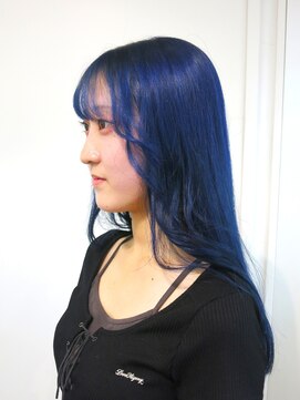 アンテリア ディープブルーロングヘア