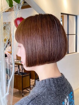 ラーサ(LaHzA) 大人ボブ大人ショートボブ切りっぱなしボブ前髪あり前下がりボブ