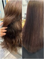 ゼン ネオ(Zen Neo)&nbsp;【髪質改善】縮毛矯正　酸性ストレート　セミロング　40代