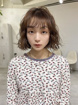 メゾンアクア 表参道(Maison ACQUA) ミディアムパーマデジタルパーマボブパーマ表参道ボブパーマ