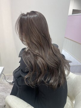 アディション 新宿(ADITION) 髪質改善×韓国オリーブグレージュブリーチなしダブルカラーf