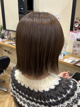 アルター(aL ter) 【ボブ×ベージュ】クラゲヘアー/ココアベージュ/鎌取/林愛華