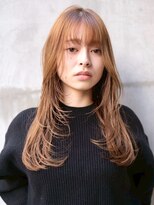 ランプ 代官山(the lamp)&nbsp;大人透明感アッシュブラウンベージュレイヤーカットロング