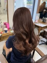 ハピネス 梅田茶屋町店(HAPPINESS)&nbsp;韓国ヘア/ミルキーブラウン/透明感/レイヤーカット/ブリーチなし