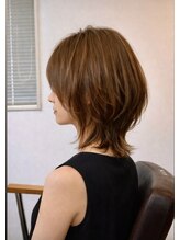 ハイプ(hipe) パーマいらずでふんわり立ち上がるネオウルフ◎大人ヘア