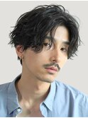 梅田ツイストスパイラルパーマニュアンスパーマセンターパート◆