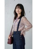 コートフィールエー(CO_T feel.a)&nbsp;透明感カラー×くびれレイヤーで叶える、大人の清楚ミディ