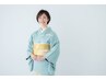 早朝8時から 訪問着/留袖着付け&ヘアセット【髪飾り無料レンタル】