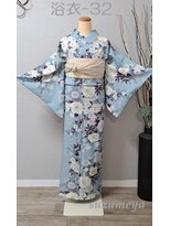 きものサロン すずめ屋&nbsp;レンタル番号　浴衣-32(うさぎ)