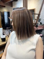 マスカリ(muscali)&nbsp;グレージュ/デザインカラー/ハイライトカラー30代40代髪型i48