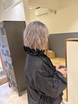 リフル 八王子(RIFULL)&nbsp;ハイライト　バレイヤージュ　脱白髪染め　癖活かし　髪質改善
