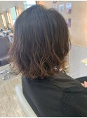 ボブ　ゆるウェーブ