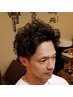 スパイラルパーマ＋カット＋極上シェービング　￥11,400→￥11,200～