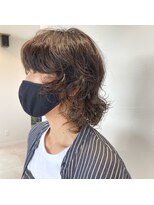 エヌヘアーファクトリー(n hair factory)&nbsp;最先端ウルフパーマスタイル