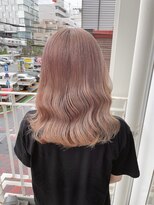 ラフトーキョウセカンド(RAF TOKYO 2nd)&nbsp;【RAF TOKYO 2nd Rina 】ピンクベージュ×艶カラー