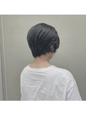 就活カラー☆グレージュボブショート
