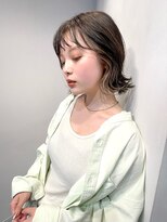 Aラインボブ/マロンベージュ/ニュアンスマッシュ[東銀座/銀座]