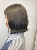 マロンベージュ ニュアンスマッシュ チラ見せカラー