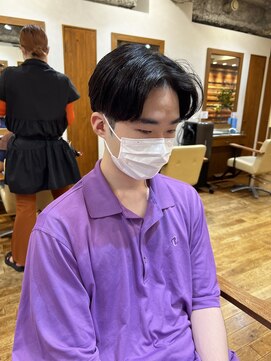 エクリ 麻布十番(equri) 前上がりセンターパート