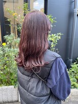 ヘアサロン ガリカ 表参道(hair salon Gallica)&nbsp;大人フェミニンロング/ラベンダーココアブリーチなし