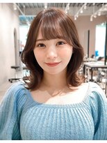 アンアミ シブヤ(Un ami shibuya) 【Unami shibuya】TOMI 人気の小顔くびれヘア　グレージュ