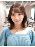 【Unami shibuya】TOMI 人気の小顔くびれヘア グレージュ