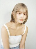 【TARO】大人可愛いミルクティマッシュウルフ レイヤーカット 