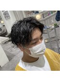 【メンズ人気】ツイストスパイラル×センターパート