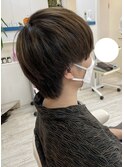 ツーブロック×マッシュ[波巻き/ハイライト/マッシュパーマ]