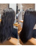 髪質改善ストレート