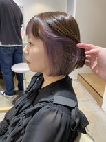 コレット 宇都宮(collet Gigi)&nbsp;前髪/ピンクベージュ/インナーグレージュ/ラベンダー