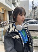 ボブ/内巻きボブ/暗髪カラー/ショートヘア