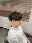 滋賀/南草津/メンズ美容室/波巻きツイストスパイラルパーマ