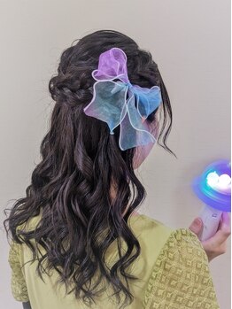 横濱ハイカラ美容院(haikara美容院)の写真/【ヘアセット¥3,800～】早朝OK！発表会、ライブ、観戦など♪8時以降早朝料金¥0、8時前早朝料金¥1,100～