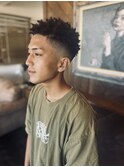 スパイキーショートアフロ
