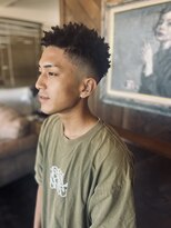 ヘアサロンルート(HAIR SALON ROUTE) スパイキーショートアフロ