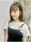 【ミディアム×ブラウン】
