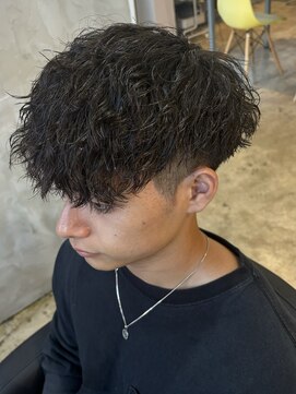 ルーメン 岐阜(ROOO MEN) メンズマッシュカットスペインカールツイストスパイラルパーマ