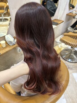 ロンドローズ 名古屋(Lond damaskRose) 顔周り ダブルカラー 名駅 ブリーチ 髪質改善 ボブ 韓国532