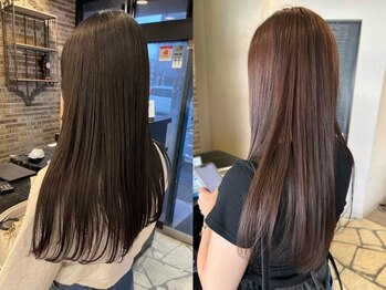 ボイストゥルース 久我山店の写真/《メテオ縮毛矯正ストレート》で、ツヤ感溢れるあなたの理想の美髪を叶えるお手伝いをします♪
