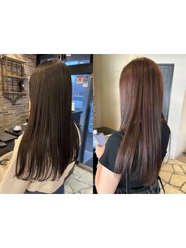 《メテオ縮毛矯正ストレート》で、ツヤ感溢れるあなたの理想の美髪を叶えるお手伝いをします♪