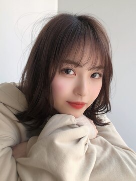 ミミバイカシュカシュ(mimi by cache cache) 前髪カットサイドバングワイドバングフルバング前髪おくれ毛