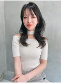 【kate 大宮】オリーブアッシュ×波打ちウェーブ