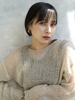 ラックスビーハカタ 福岡博多バスターミナル店(LUXBE HAKATA) 前髪似合わせショートボブインナーカラー大人ショート
