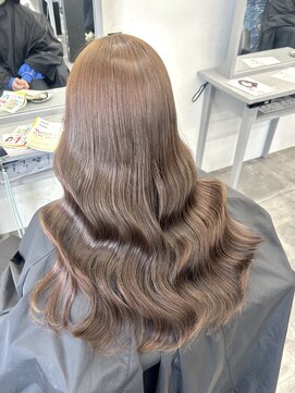 ペレ 栄店(PELE) イメチェン/ホワイトブロンド/外ハネボブ/ワイドバング/栄