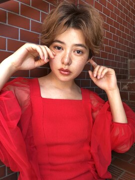 サロンドミルク 原宿(salon de MiLK) ショートレイヤーカット(原宿/レイヤーカット/髪質改善)