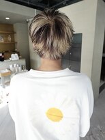 ヘアー アイス ルーチェ(HAIR ICI LUCE)&nbsp;スパイキーショート/デザインカラー/ローライト/大野